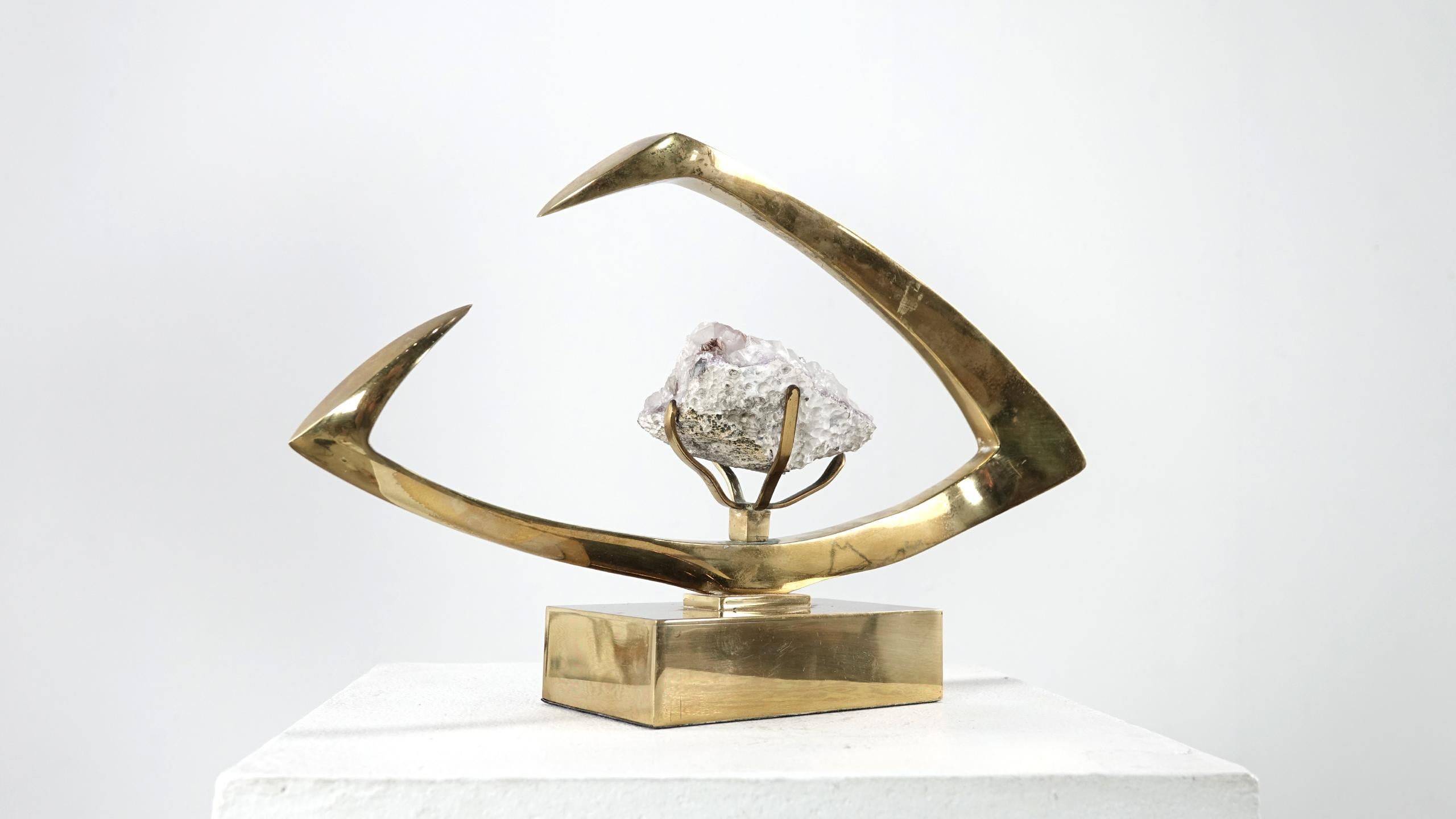 Willy Daro Signed Brass Sculpture 11