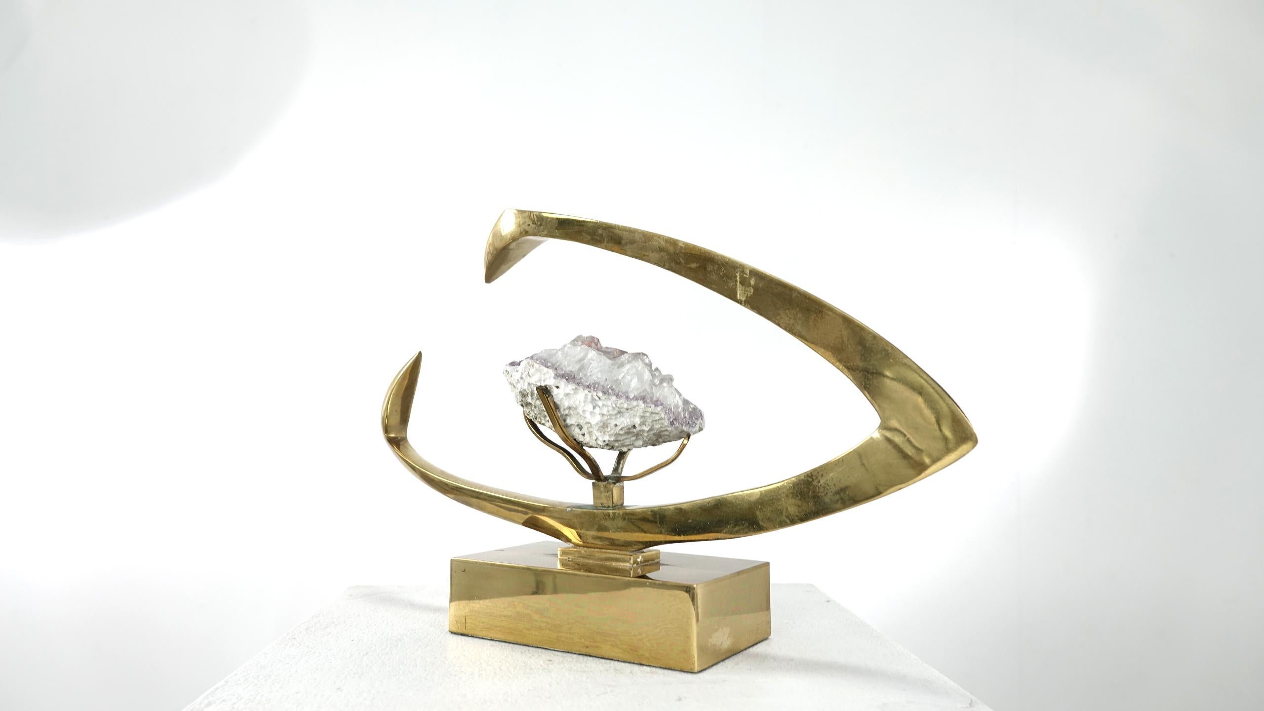 Willy Daro Signed Brass Sculpture 2