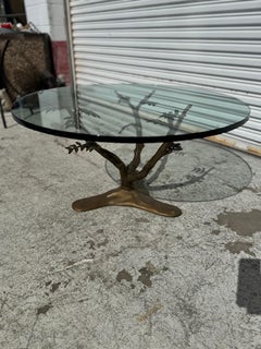 Willy Daro Tree Branches Brass Coffee Table