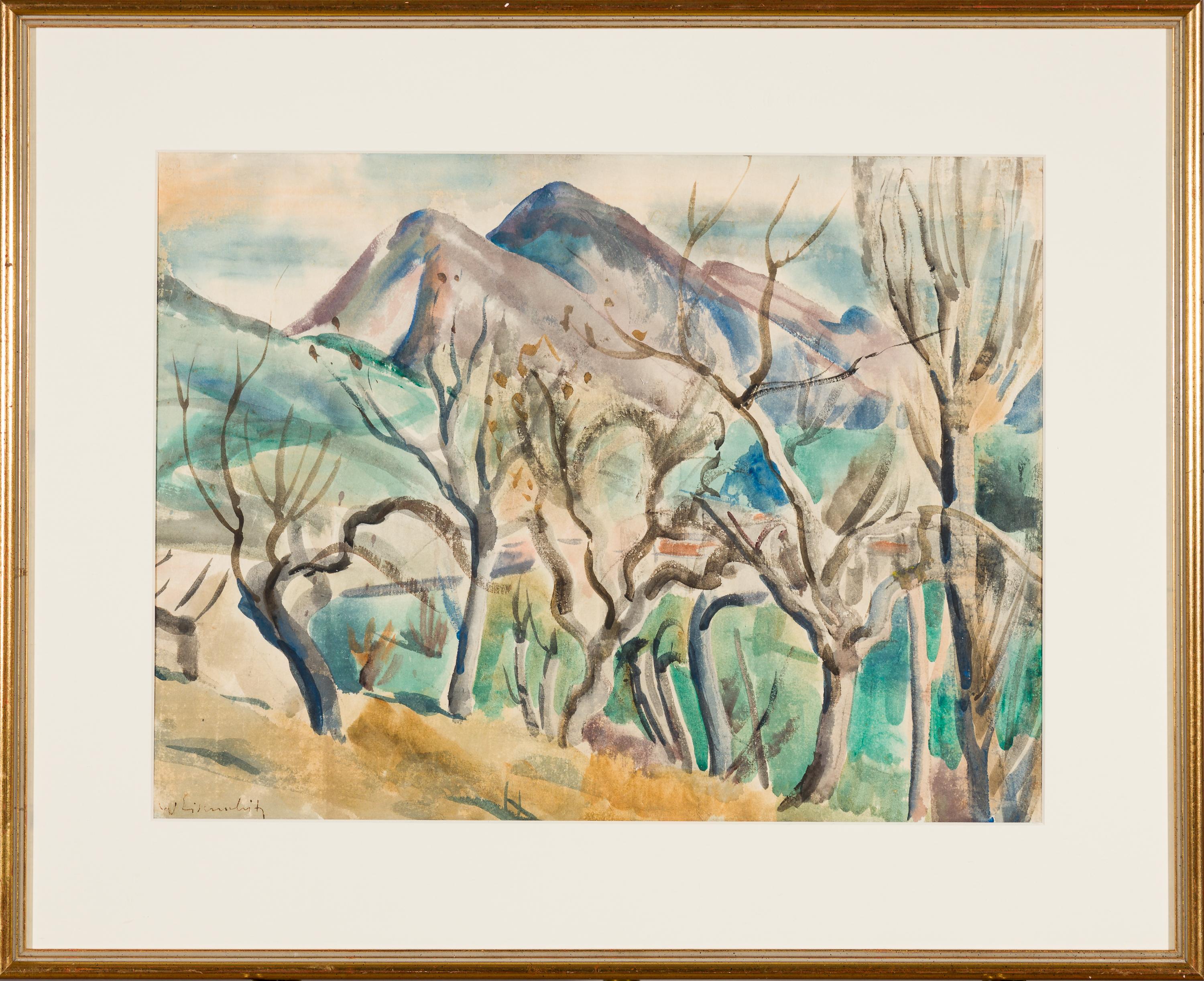 Haute Provence – Painting von Willy Eisenschitz