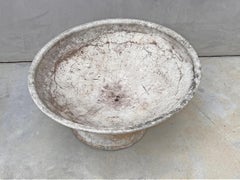 Willy Guhl 31" Adjustable 2 Piece Concrete Planter, Switzerland, 1960's