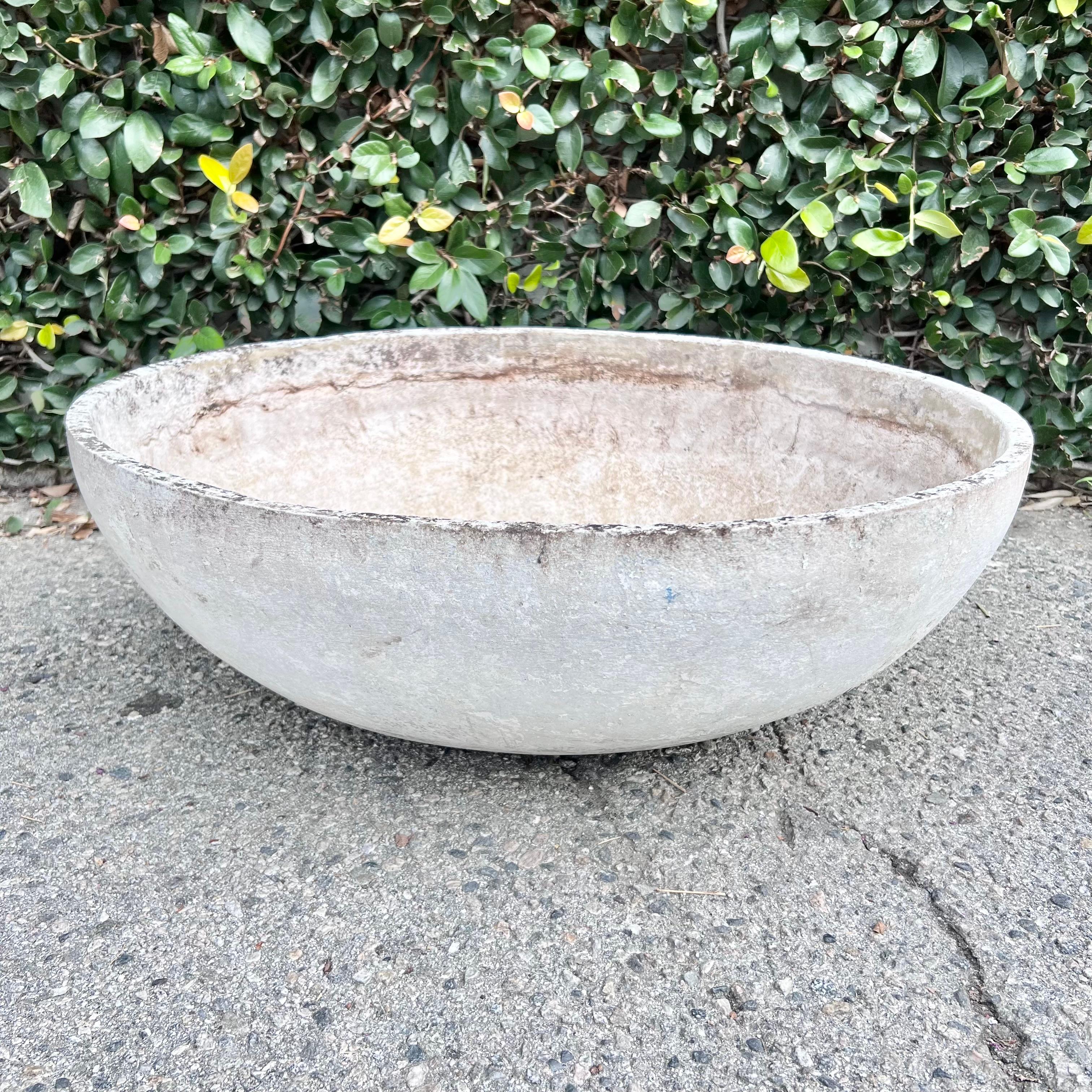 large concrete bowl