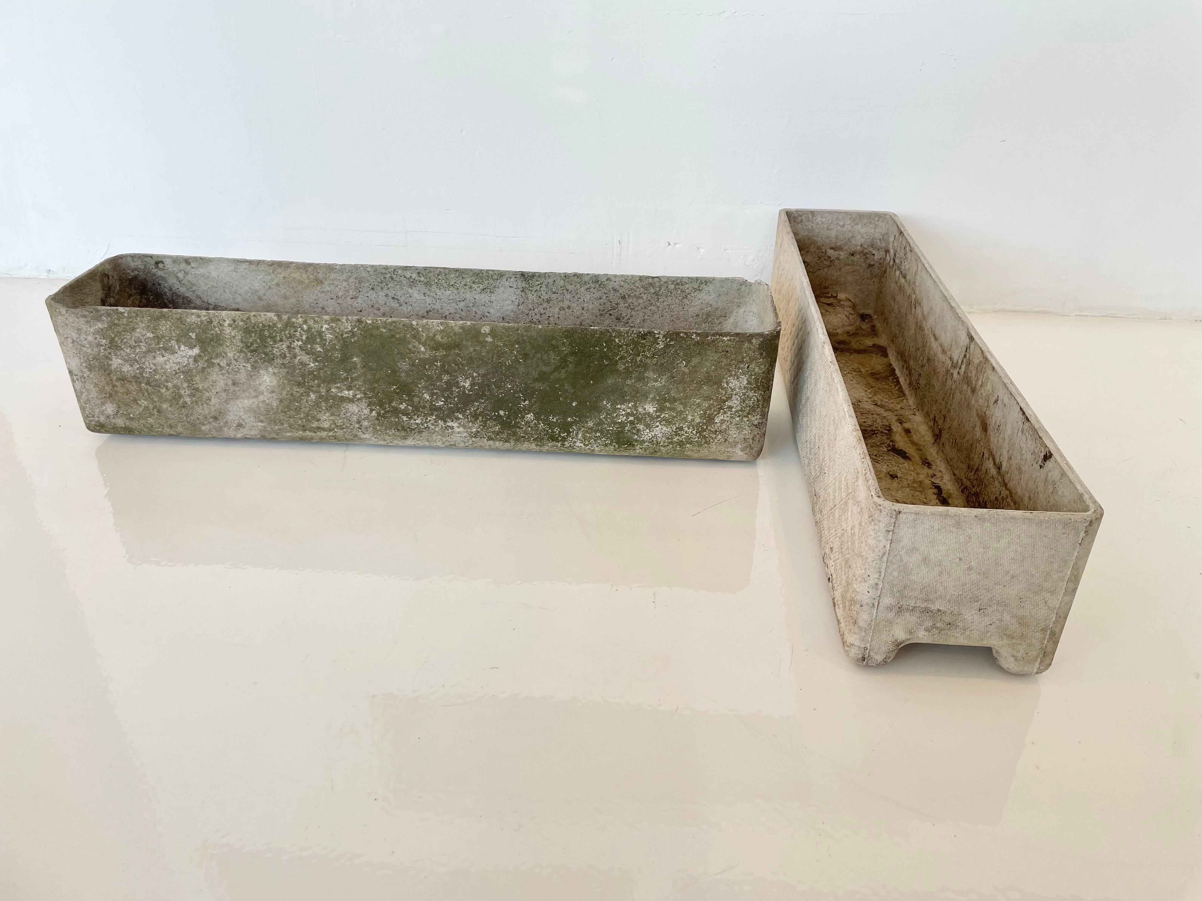 Swiss Willy Guhl Concrete Trough Planter For Sale
