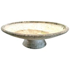 Willy Guhl 40" Adjustable Two-Piece Concrete Bowl Planters