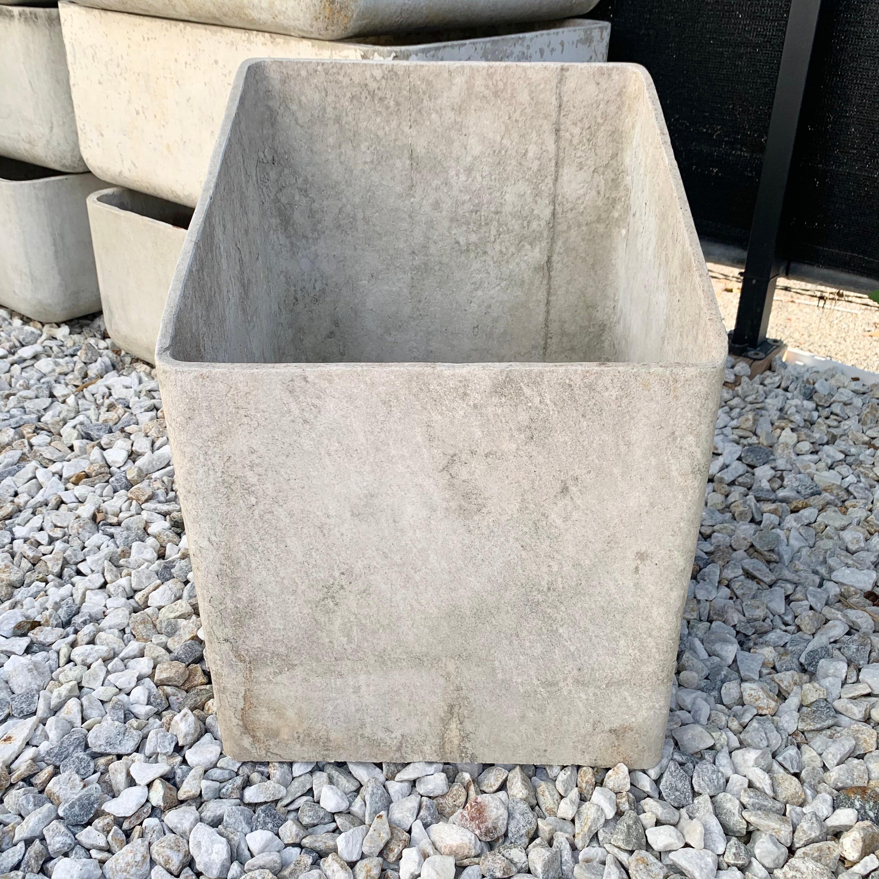 Concrete Willy Guhl Angular Box Planter