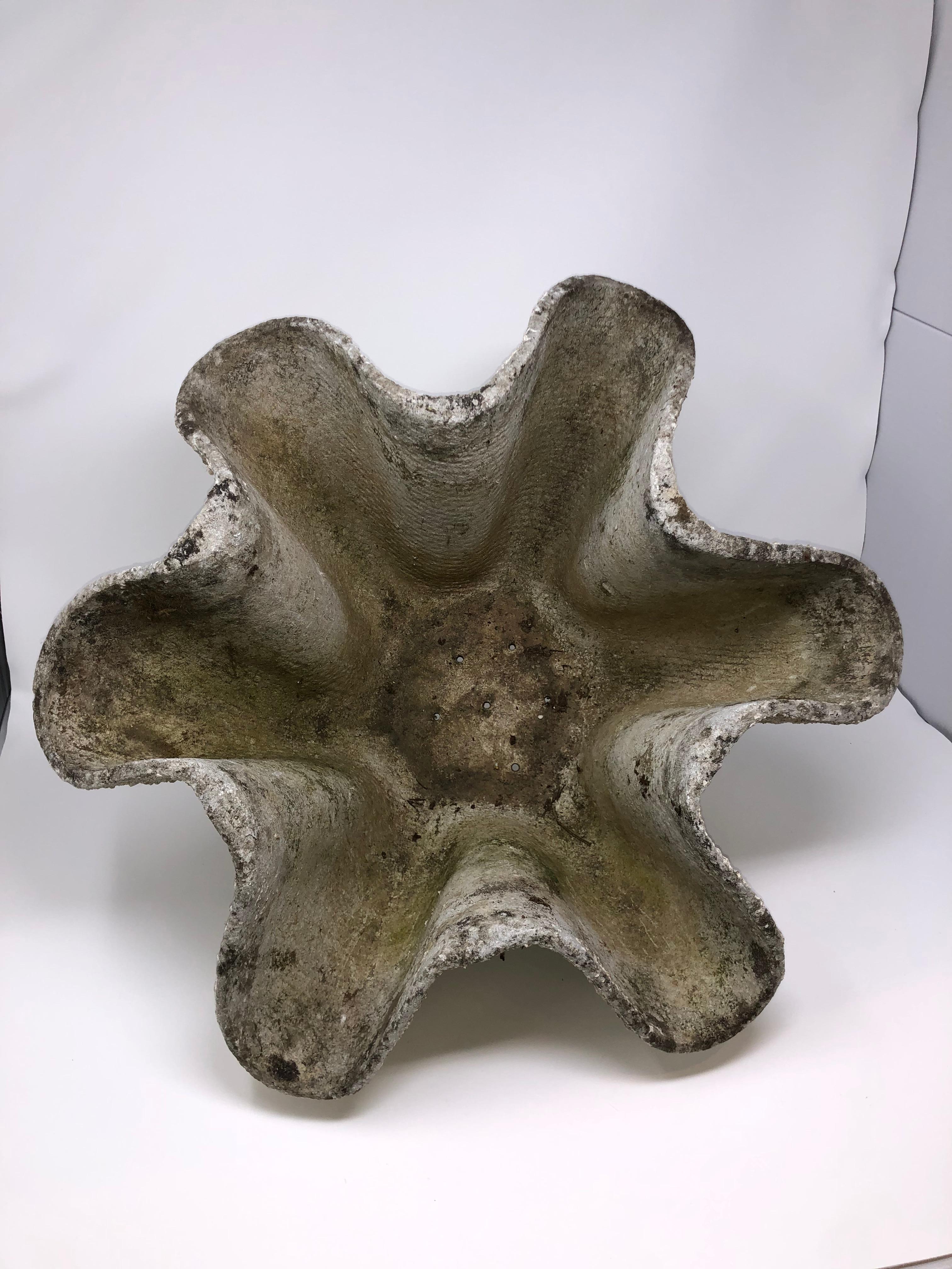 Cement Willy Guhl Biomorphic Planter