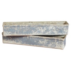Willy Guhl Blue Rectangle Planter