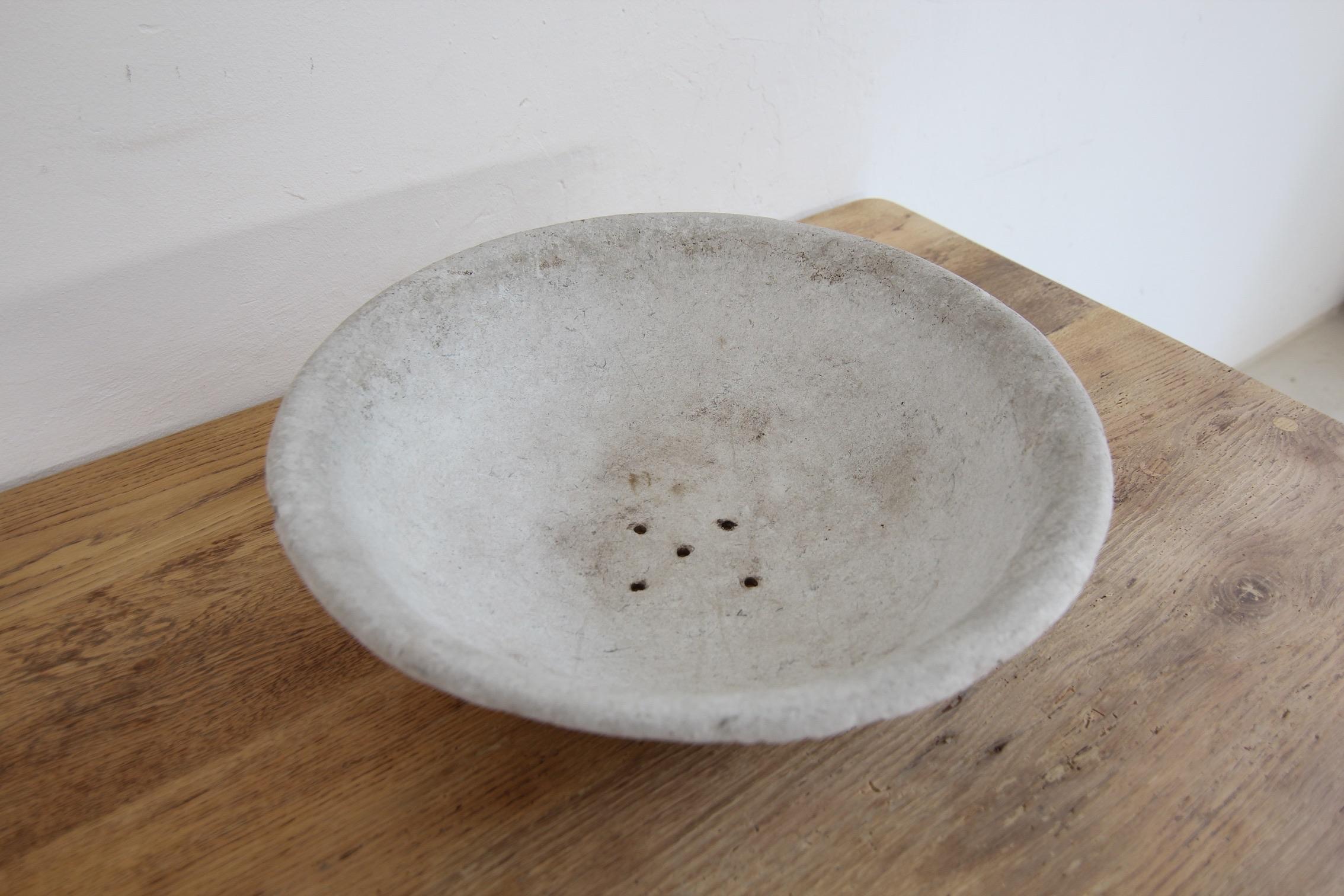 Fibre de verre Jardinière à bol Willy Guhl en vente