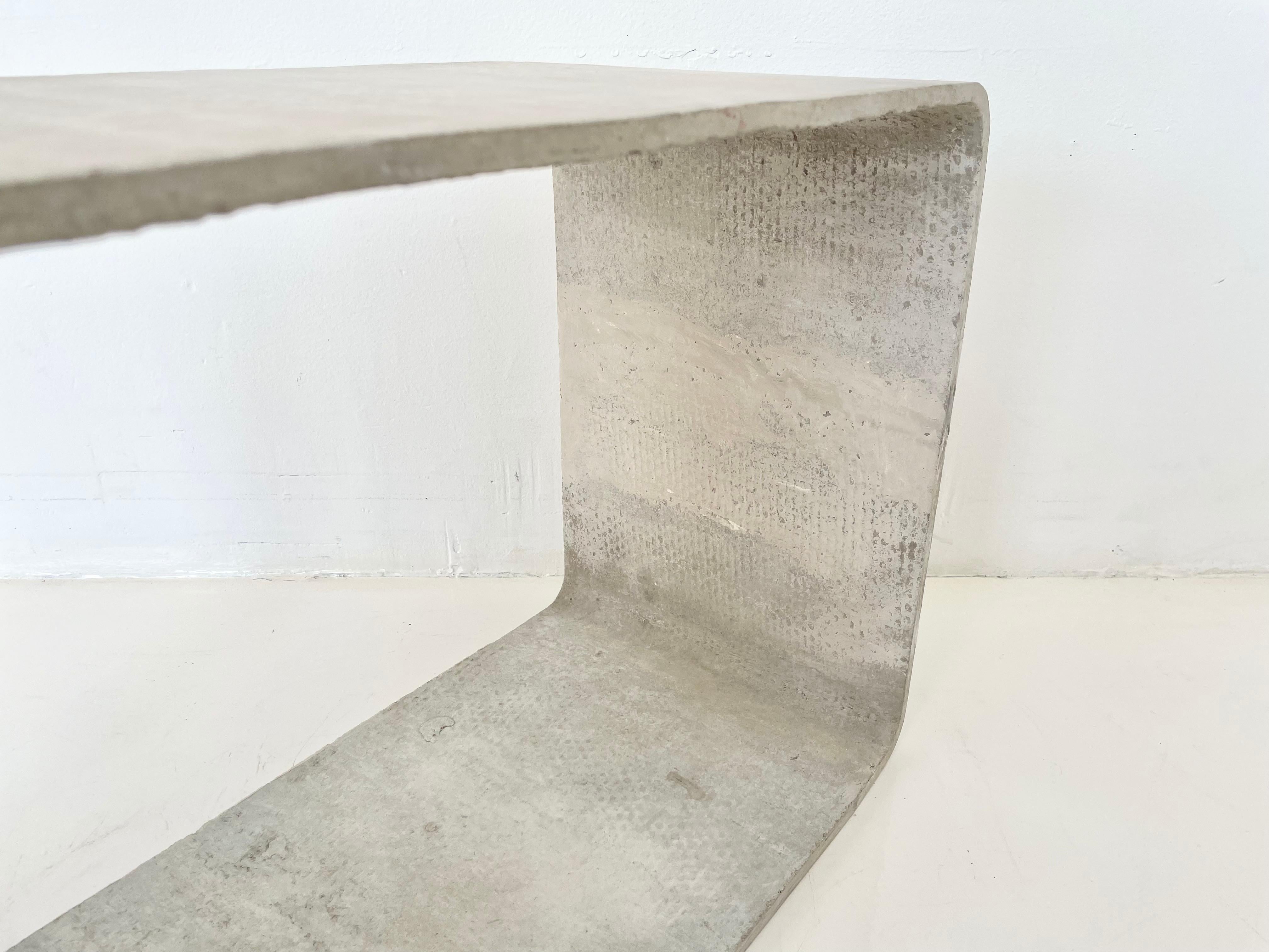 Willy Guhl Cement Cube Side Table 2
