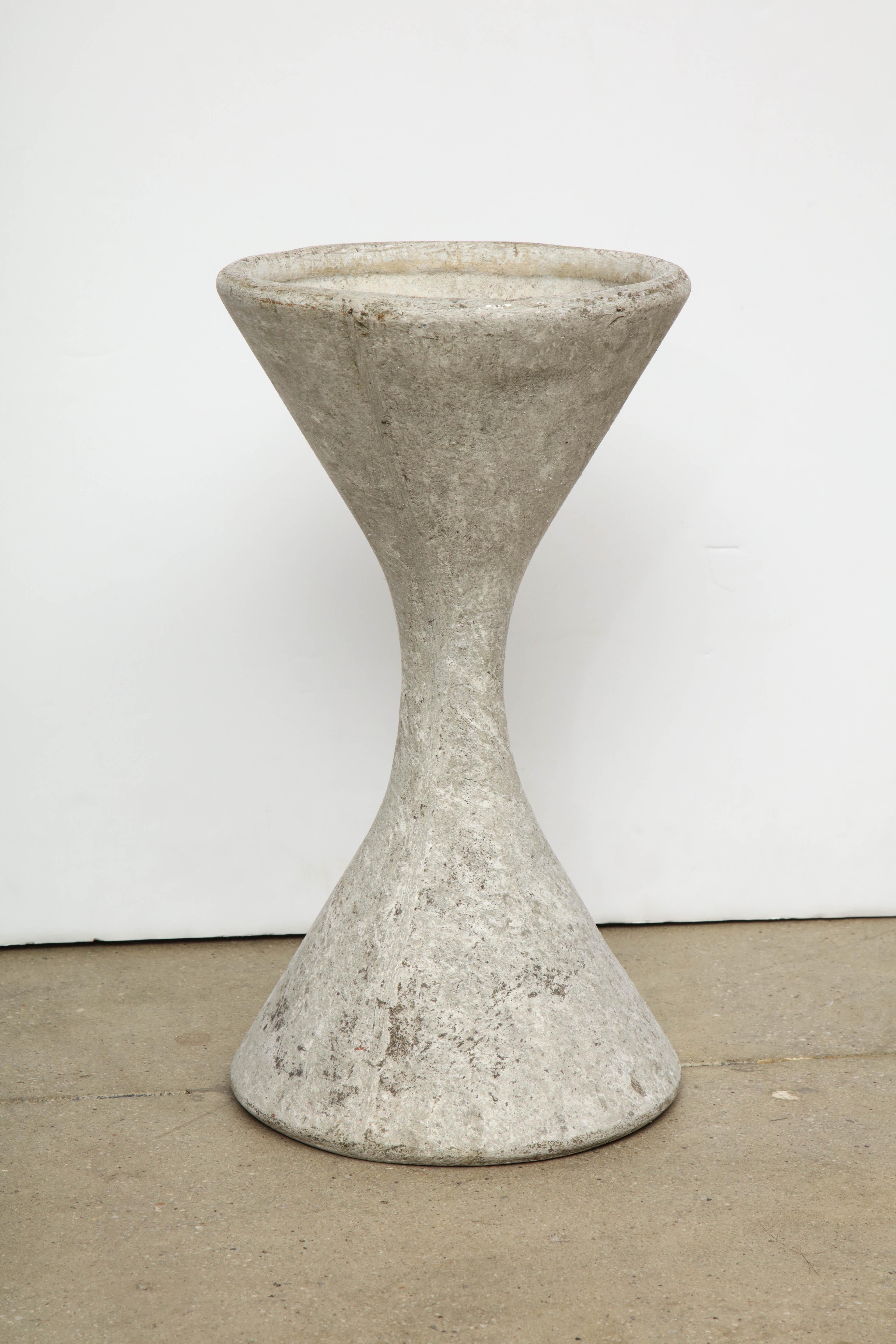 Willy Guhl Cement Hourglass Planter 1