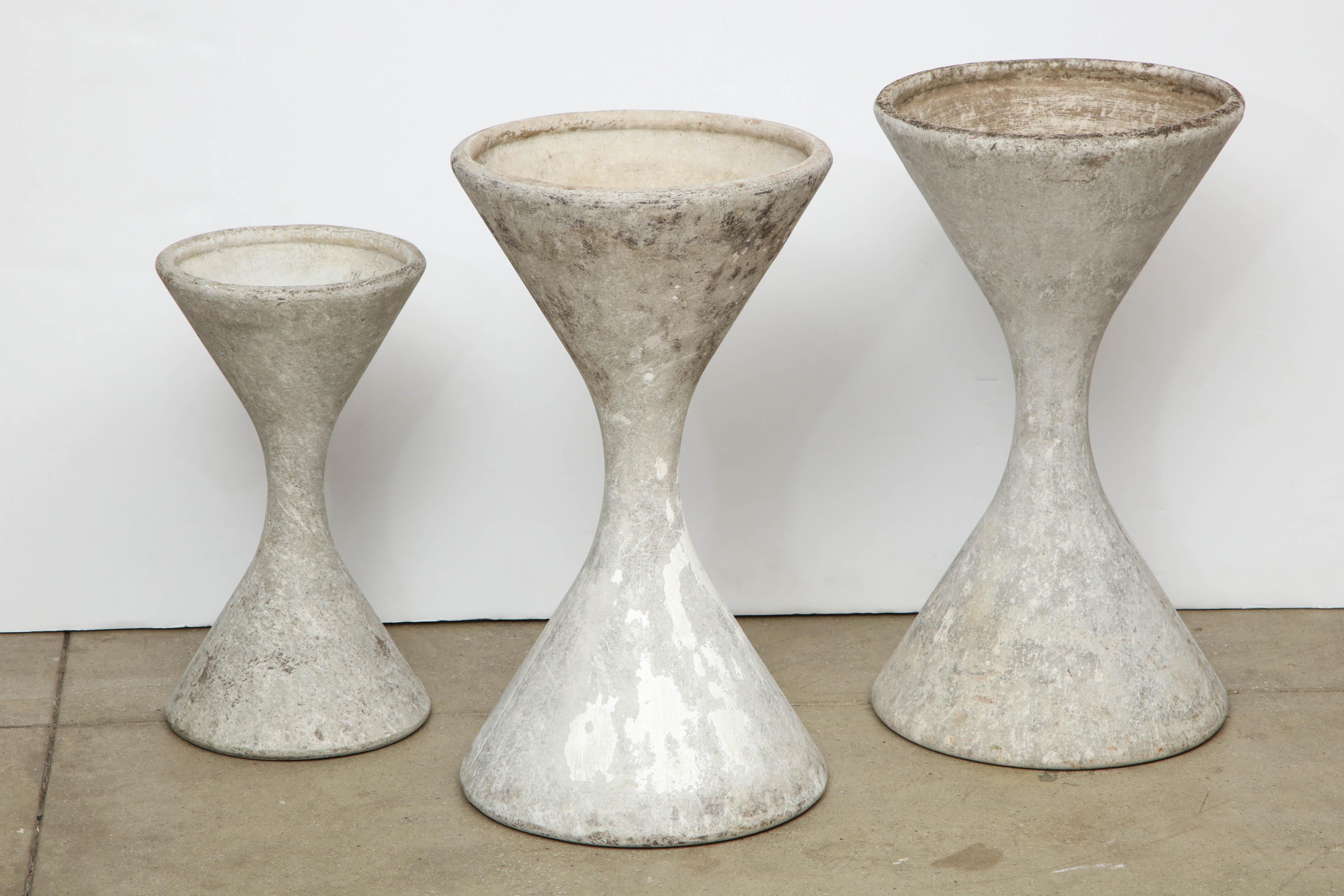 Willy Guhl Cement Hourglass Planter 2