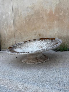 Willy Guhl Cement Tilted Saucer Planter