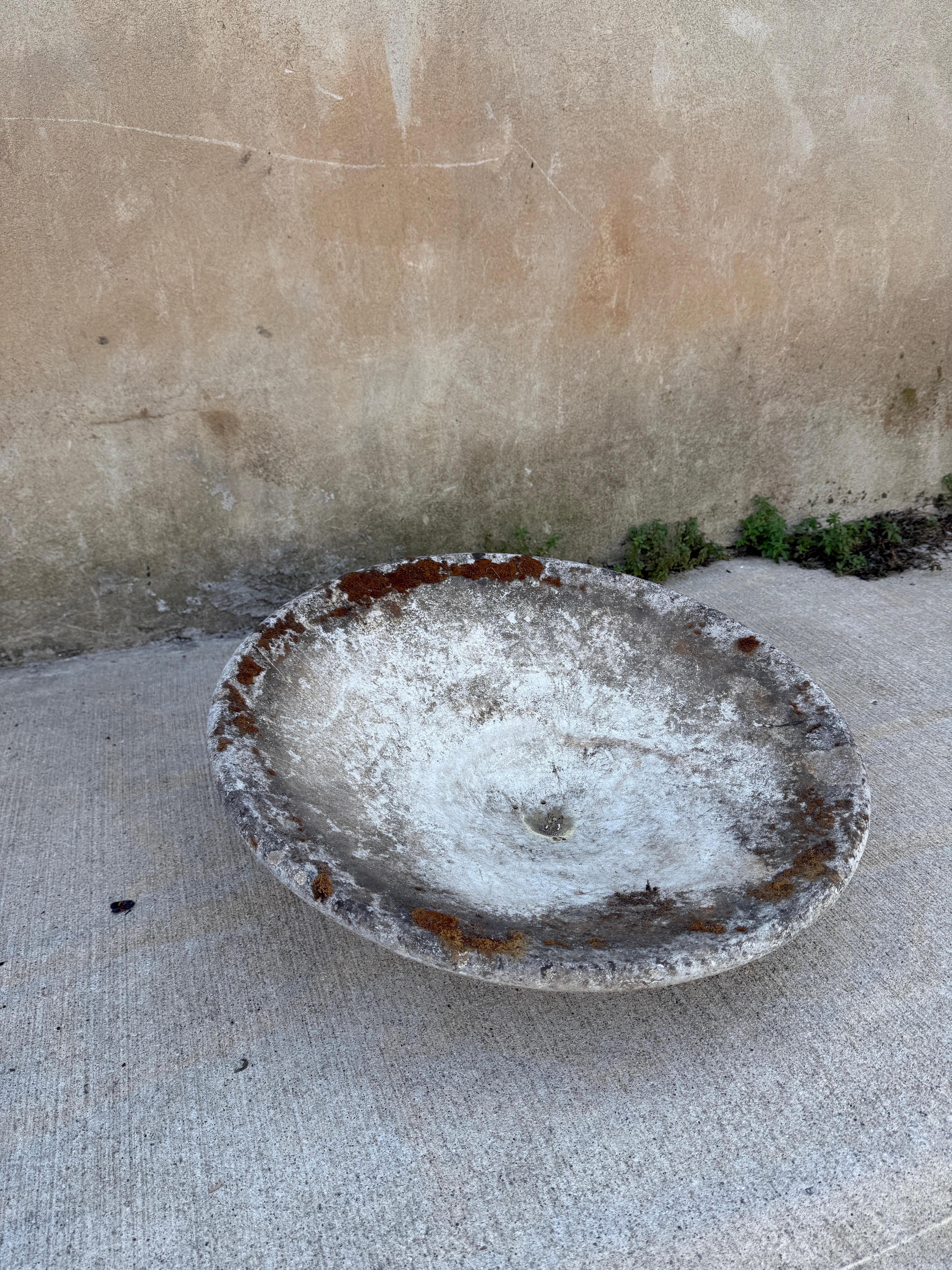 XX secolo Vaso a piattino inclinato in cemento di Willy Guhl in vendita