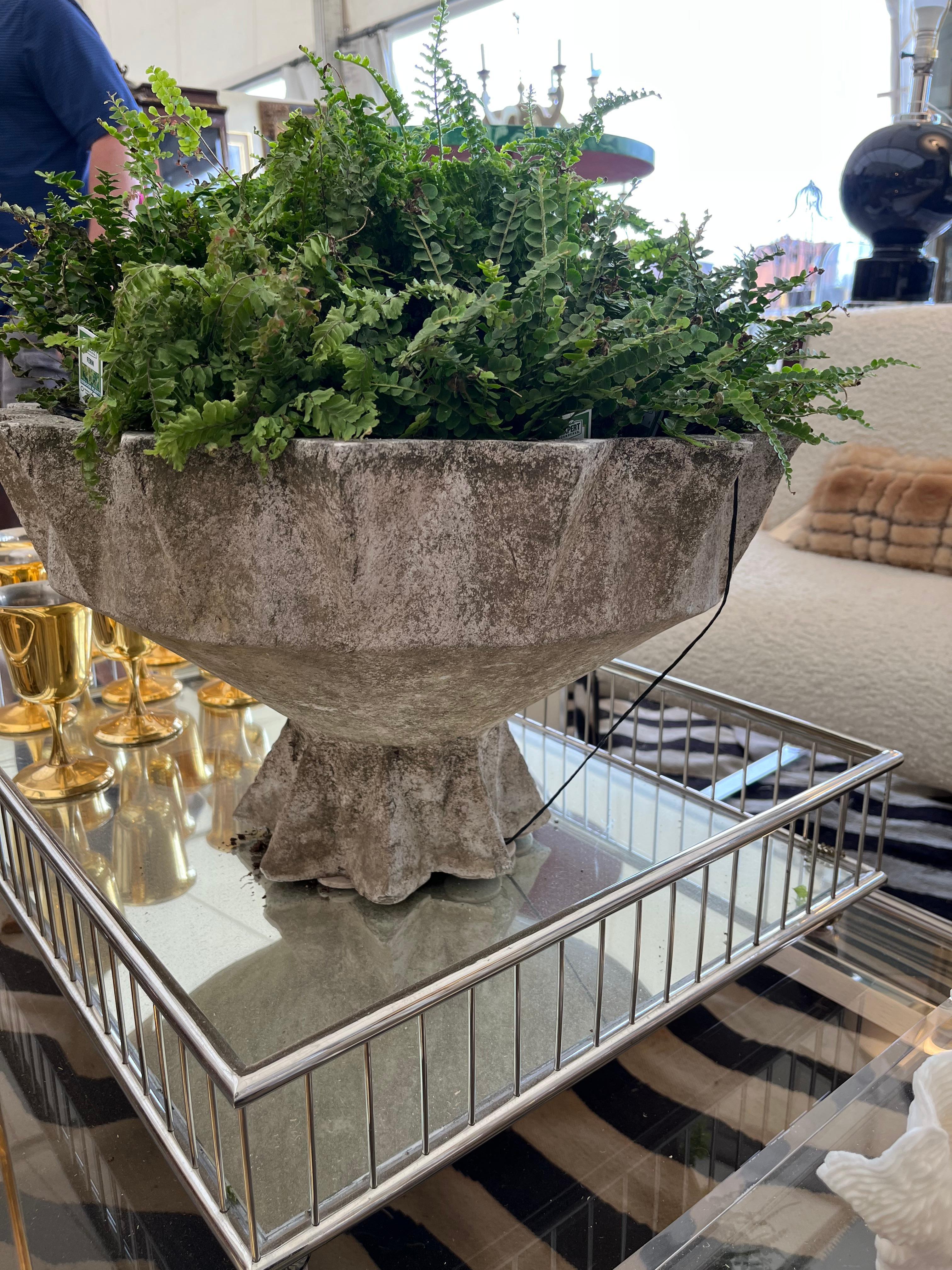 Willy Guhl Chalice Shaped Planter In Good Condition In Wichita, KS