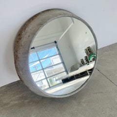 Miroir circulaire en béton de Willy Guhl, Suisse, années 1960