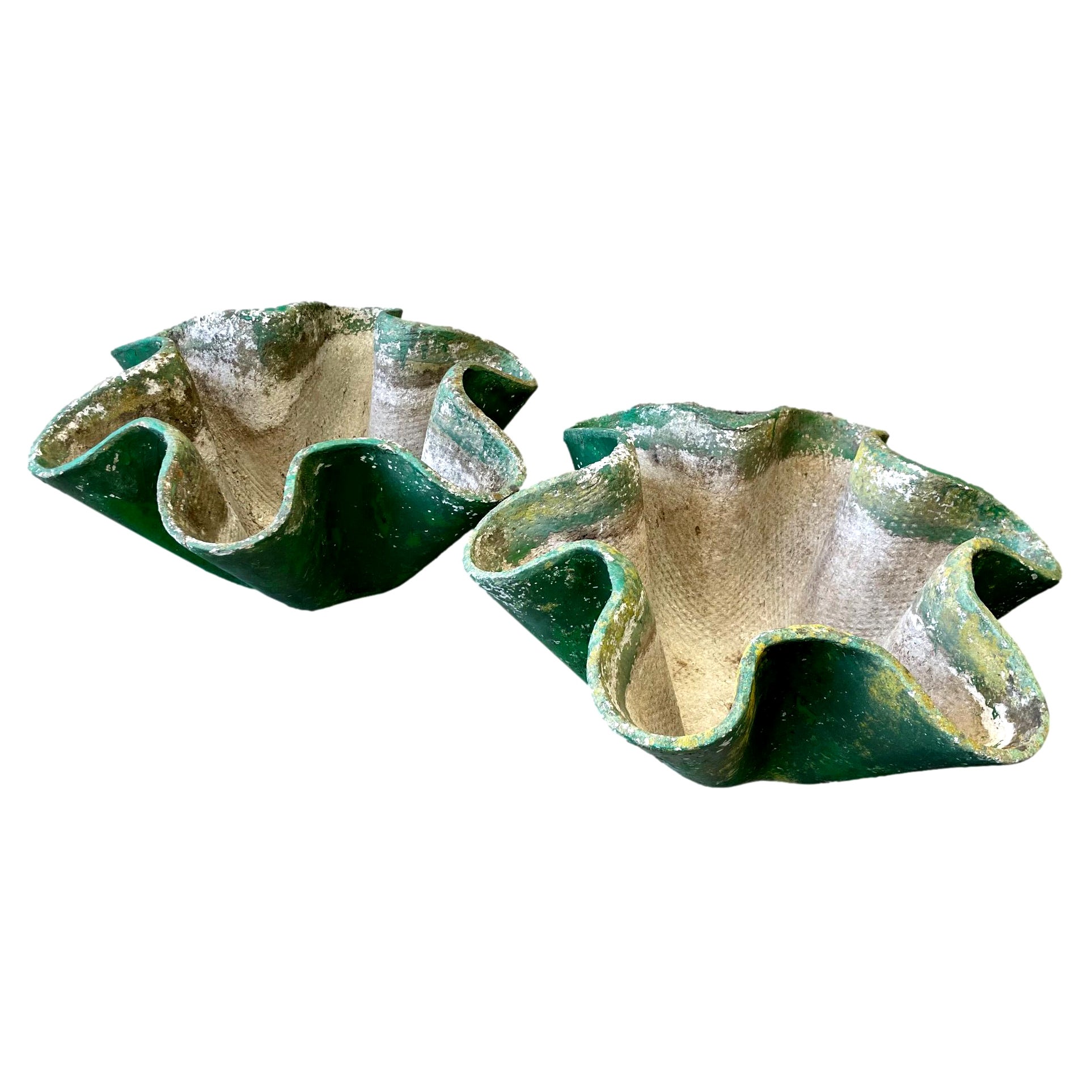 Willy Guhl Clam Shell Planters