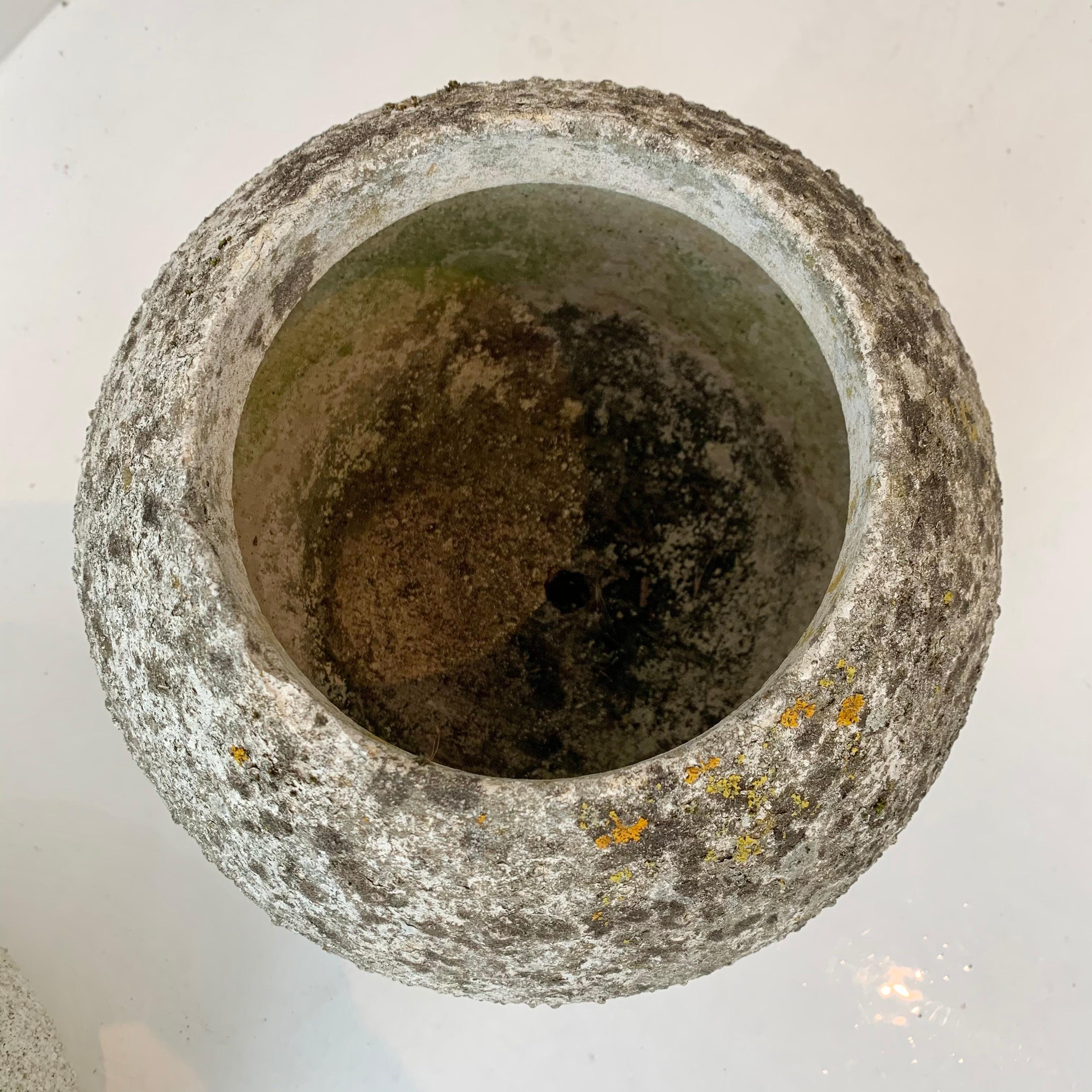 Willy Guhl Concrete Ball Planters 3