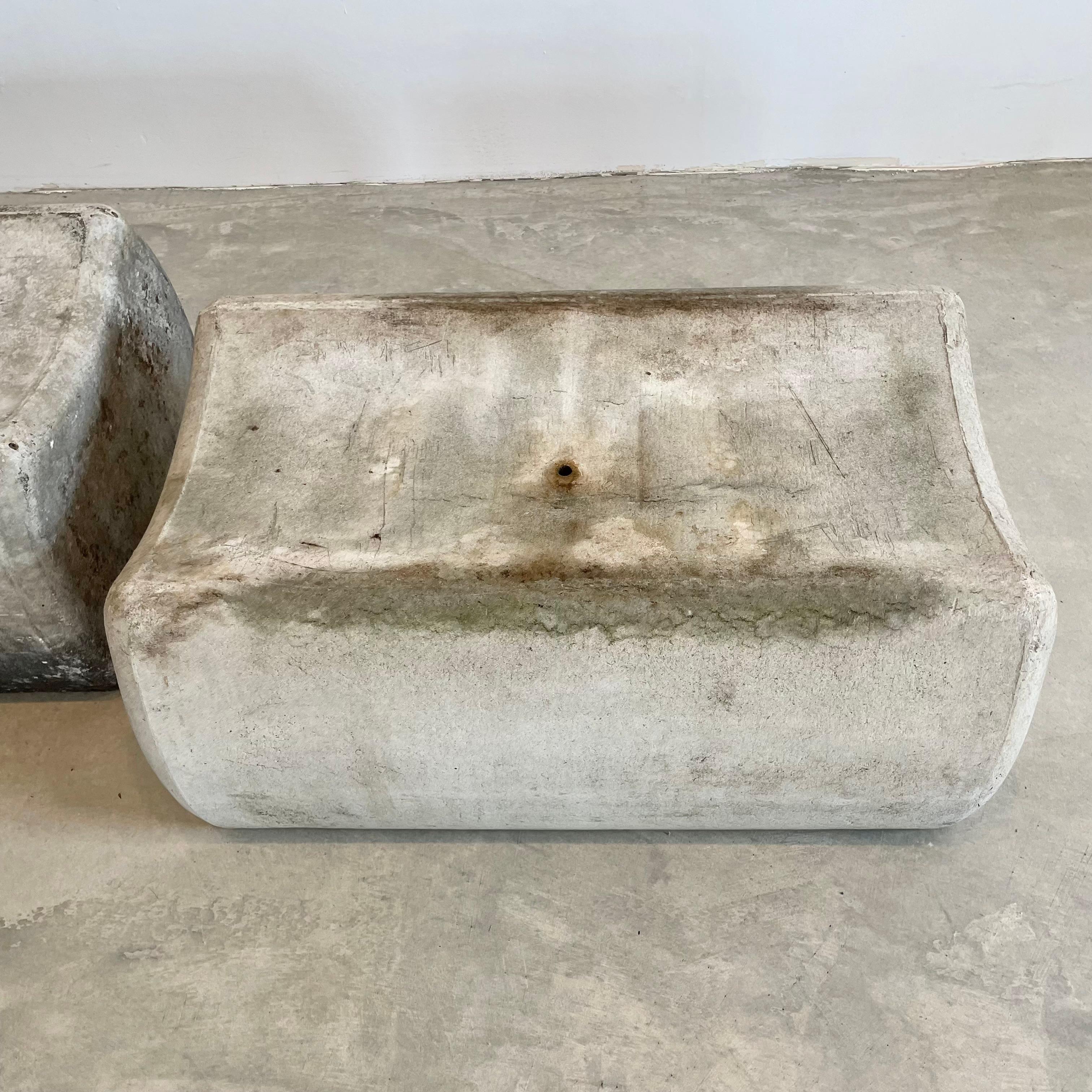 Willy Guhl Concrete Bench, 1960s Switzerland In Good Condition In Los Angeles, CA