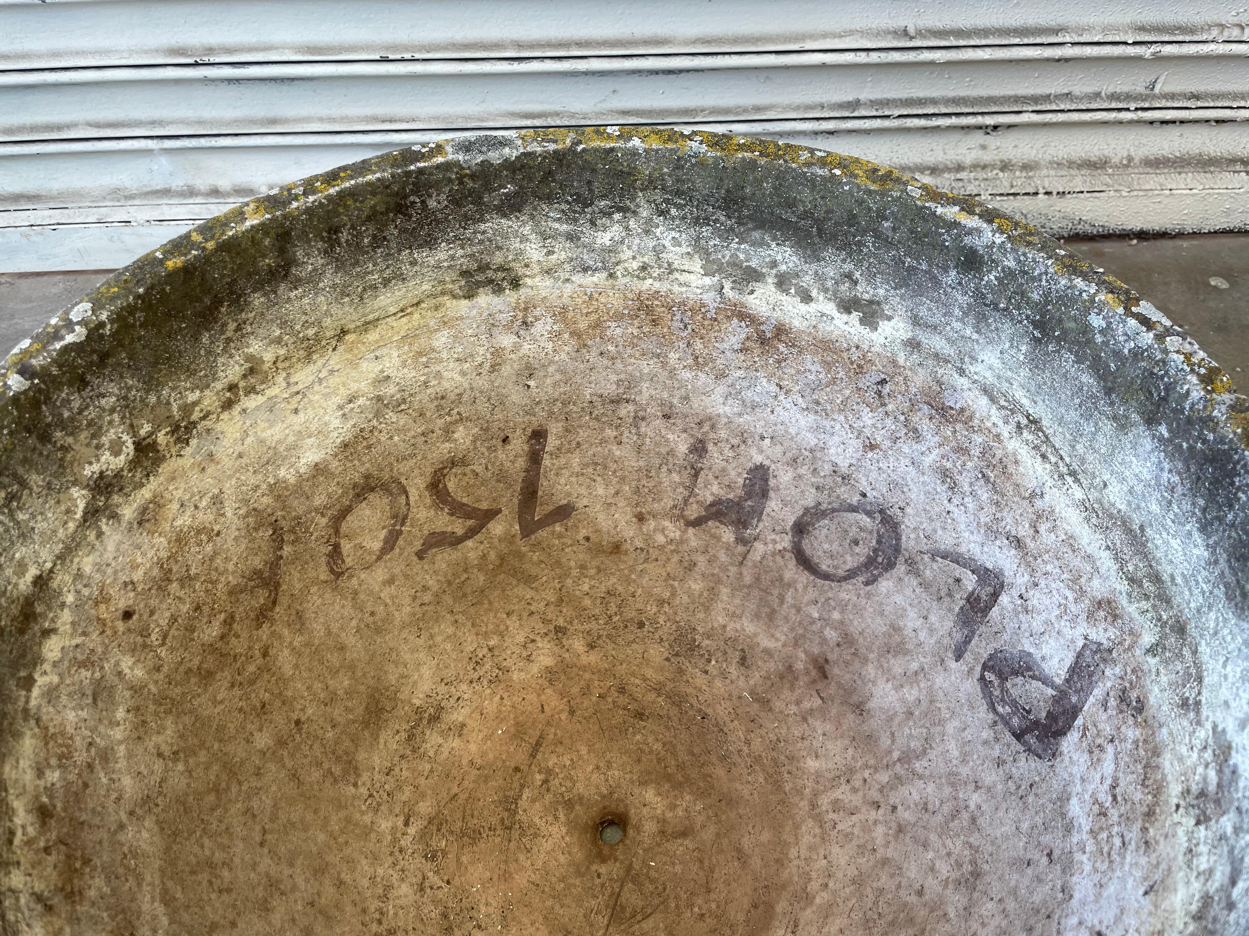 Mid-20th Century Willy Guhl Concrete Bowl