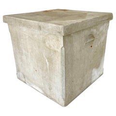 Willy Guhl Concrete Box with Lid, 1960s Switzerland
