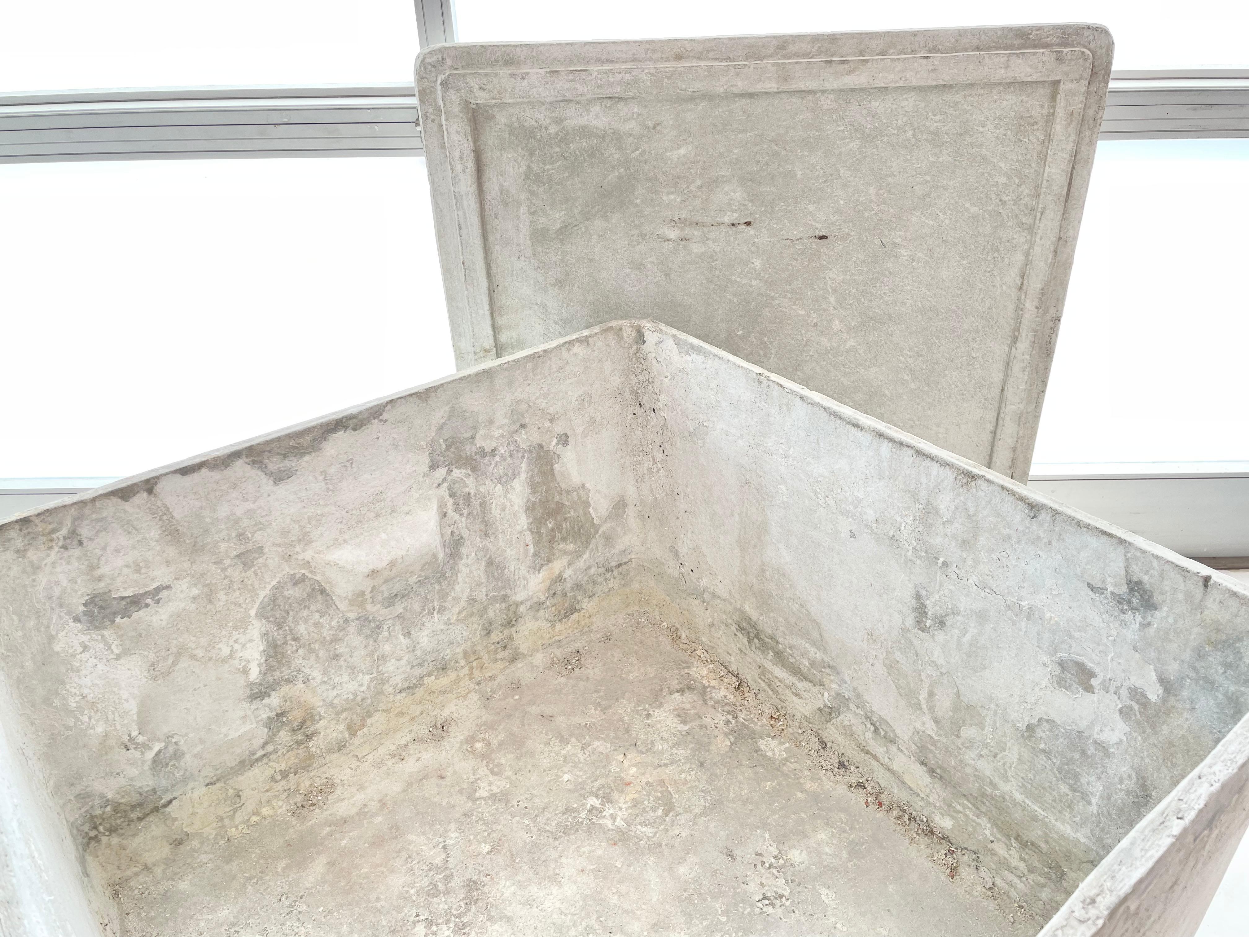 Swiss Willy Guhl Concrete Box with Lid
