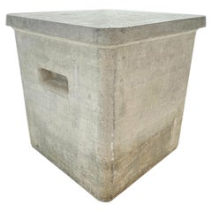 Vintage Willy Guhl Concrete Box with Lid