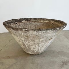 Willy Guhl Concrete Cone Flower Pot, 1960s Switzerland