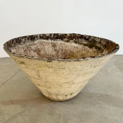 Willy Guhl Concrete Cone Flower Pot, 1960s Switzerland