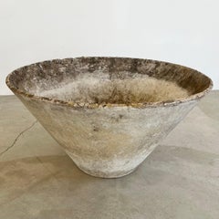 Willy Guhl Concrete Cone Flower Pot, 1960s Switzerland