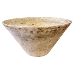 Willy Guhl Concrete Cone Flower Pot, 1960s Switzerland