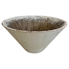 Willy Guhl Concrete Cone Flower Pot, 1960s Switzerland