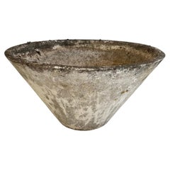 Willy Guhl Concrete Cone Flower Pot, 1960s Switzerland