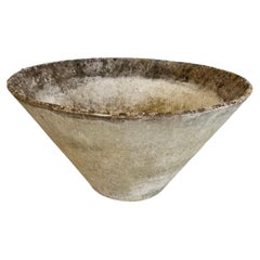 Willy Guhl Concrete Cone Flower Pot, 1960s Switzerland