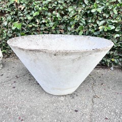 Willy Guhl Concrete Cone Planter, 1960s Switzerland