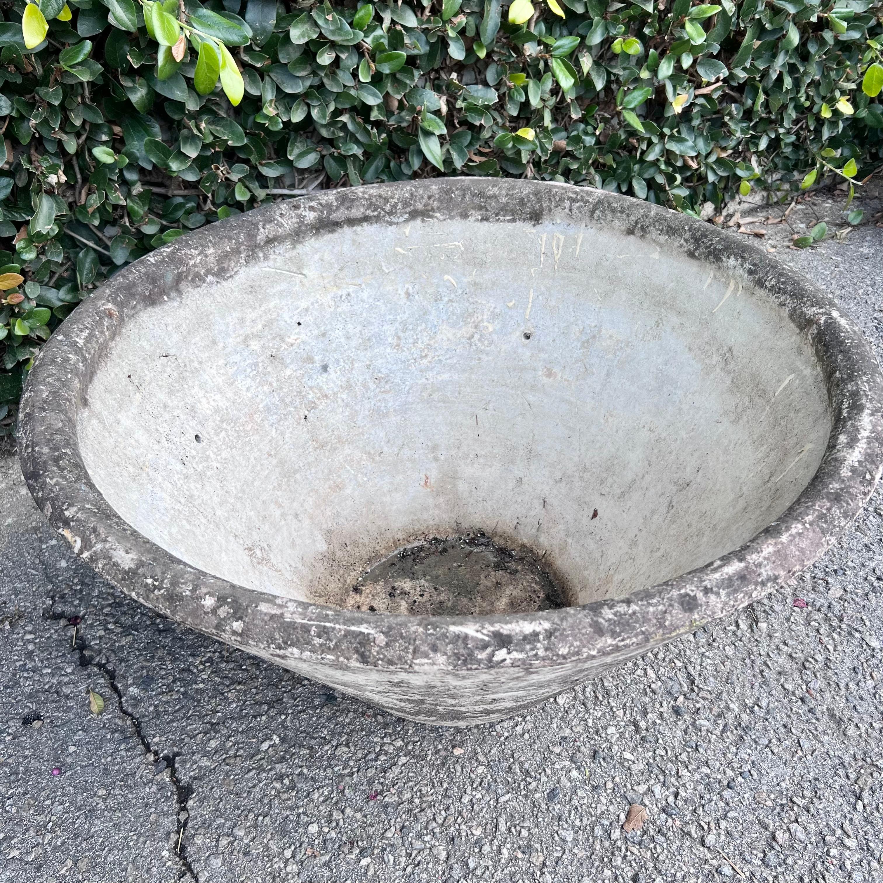 Willy Guhl Concrete Cone Planter, 1960s Switzerland In Good Condition In Los Angeles, CA