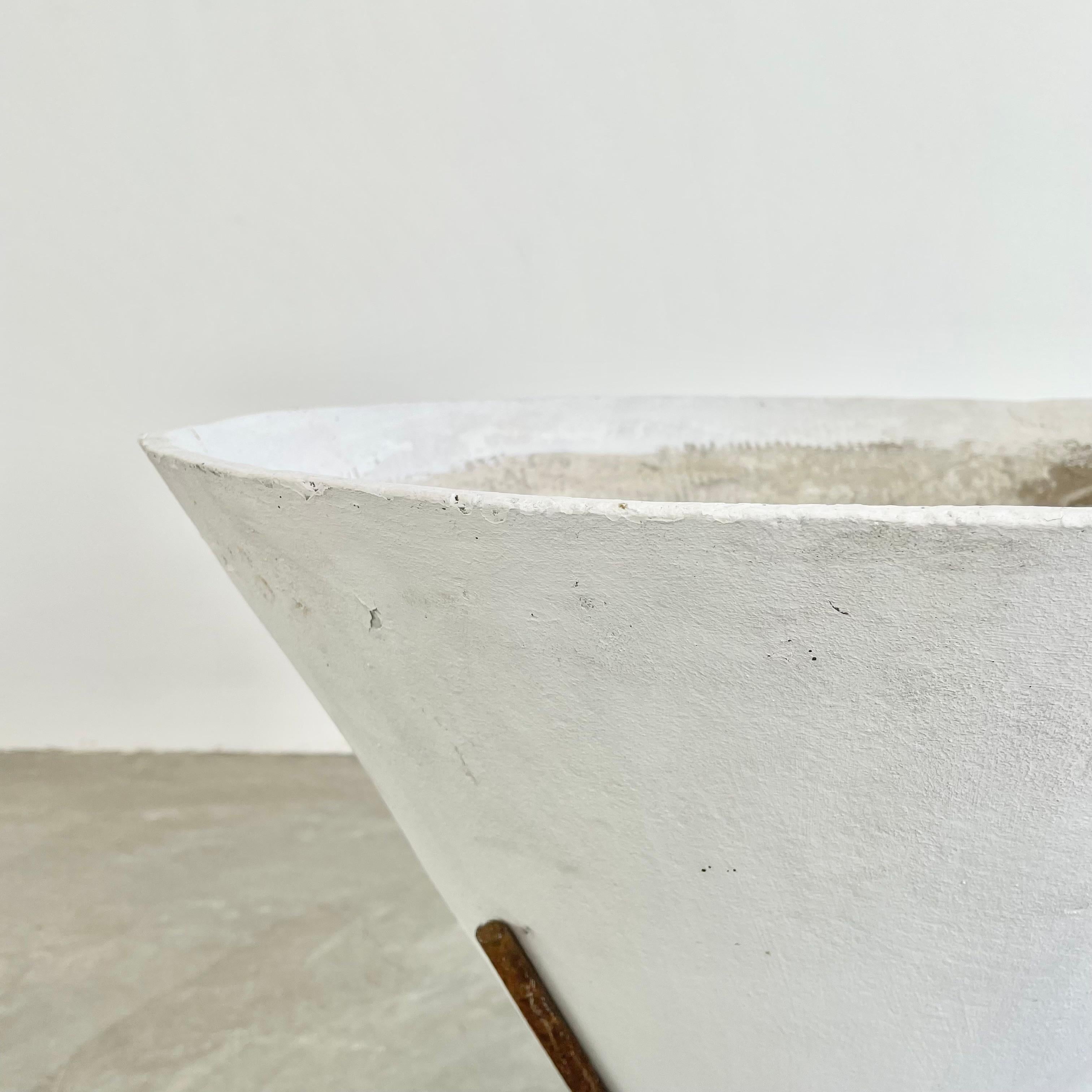 Willy Guhl Concrete Cone Planter on Iron Stand, 1960s Switzerland For Sale 5