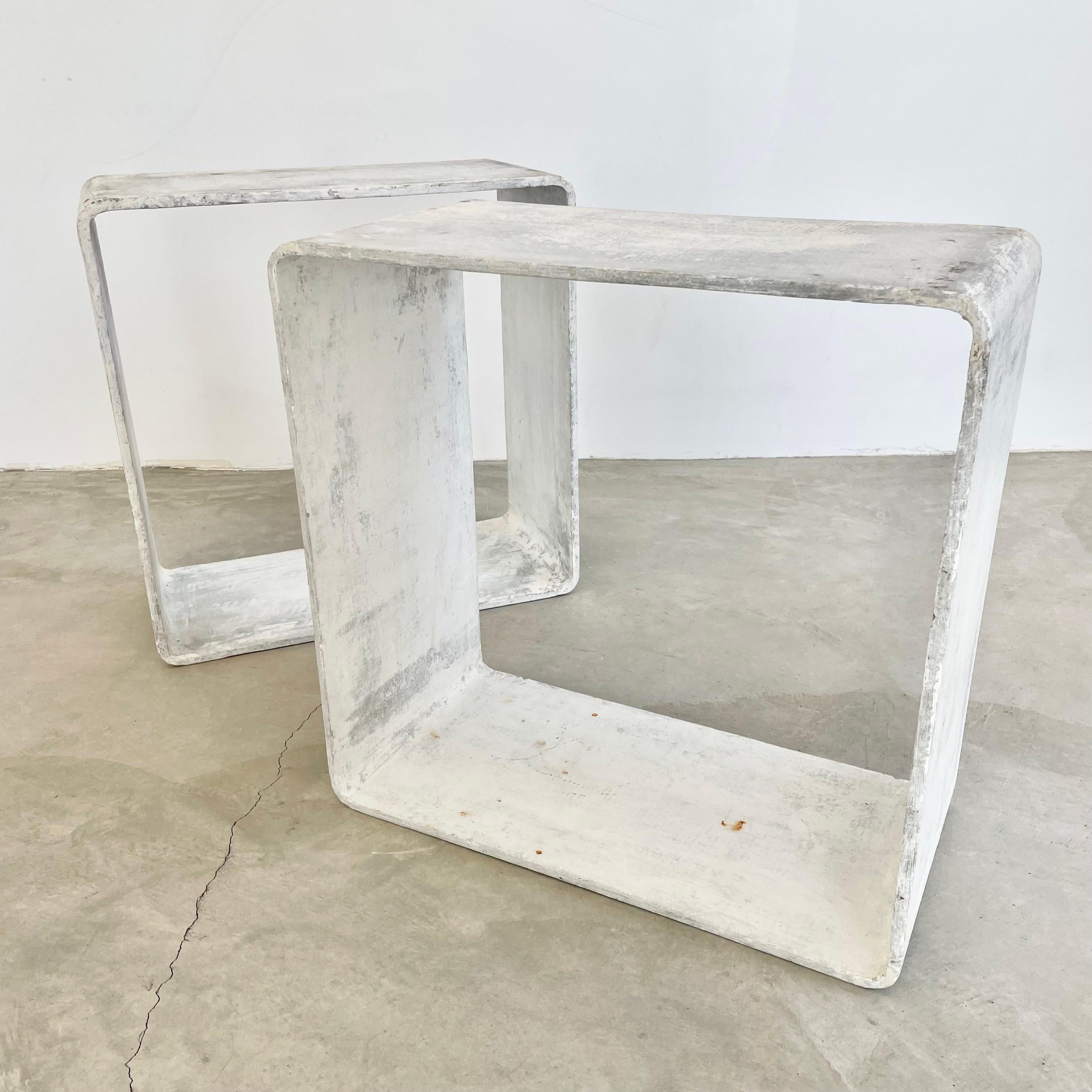 Willy Guhl Concrete Cube Side Table, 1960s Switzerland For Sale 4