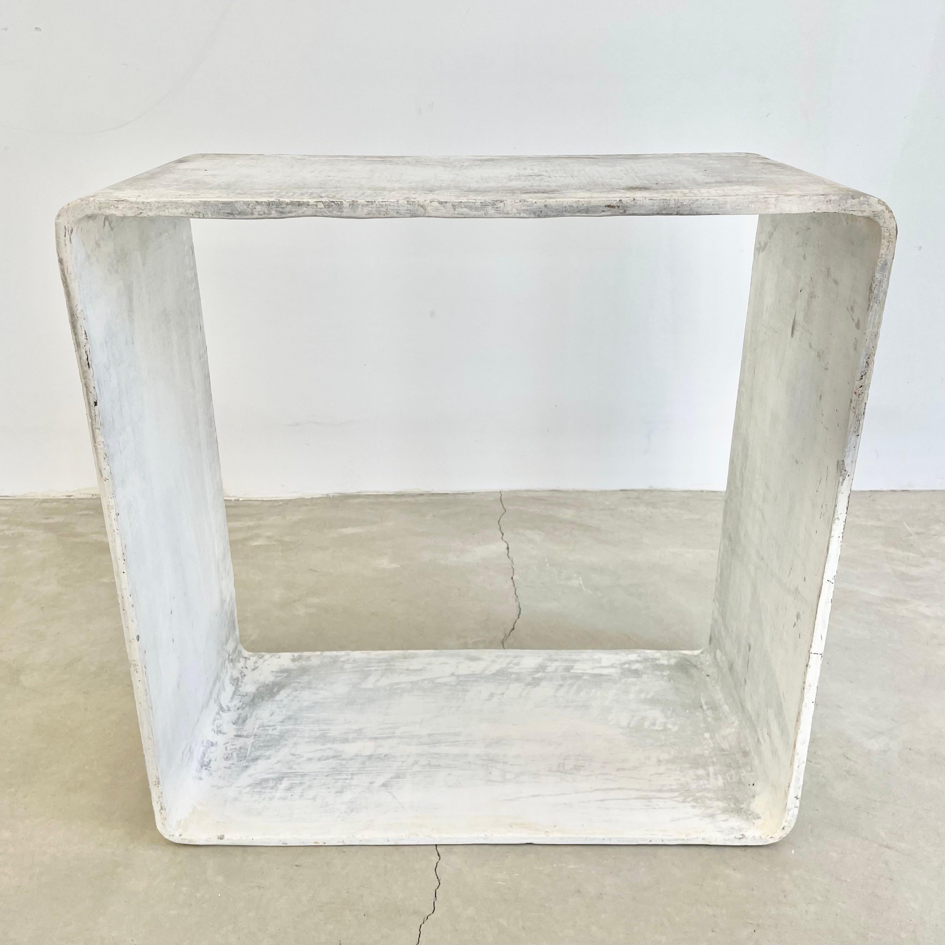 Willy Guhl Concrete Cube Side Table, 1960s Switzerland For Sale 5