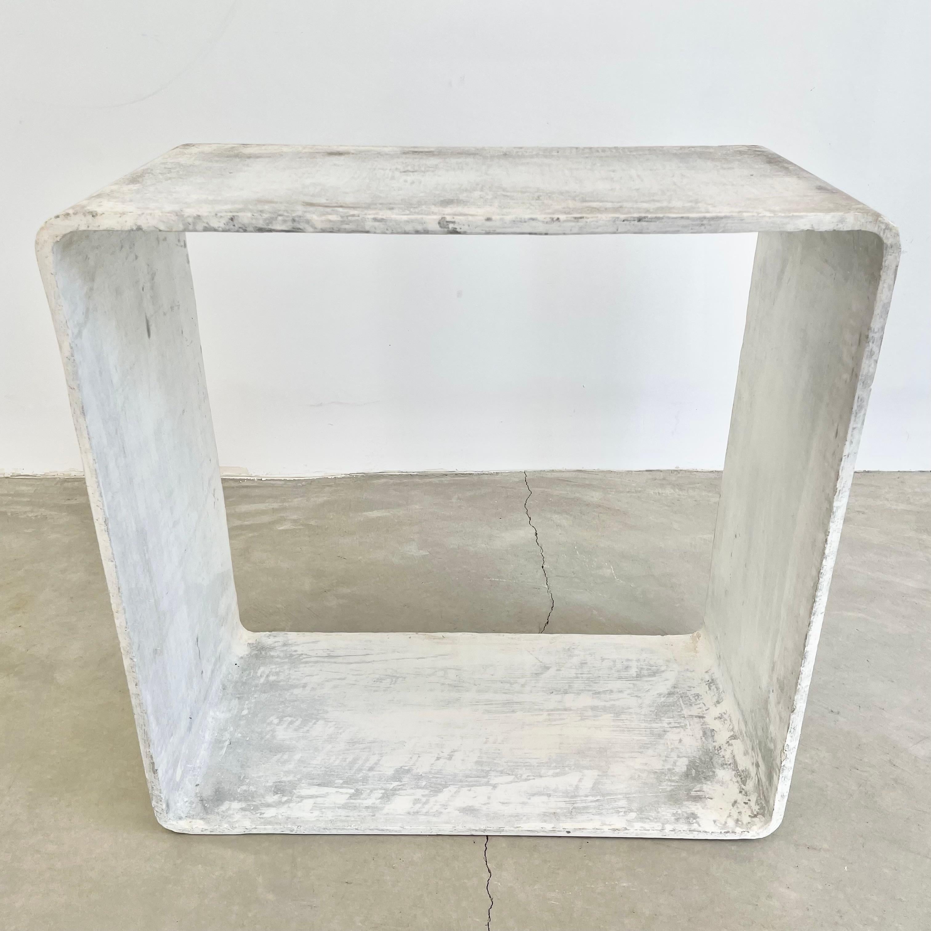 Willy Guhl Concrete Cube Side Table, 1960s Switzerland For Sale 8