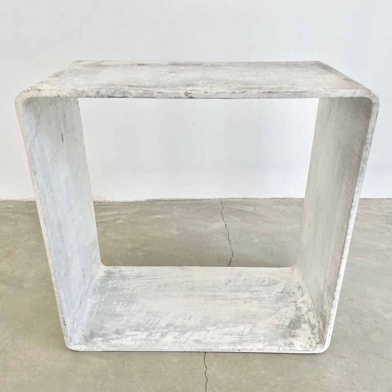 Willy Guhl Concrete Cube Side Table, 1960s Switzerland For Sale at 1stDibs