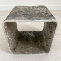 Willy Guhl Concrete Cube Side Table, 1960s Switzerland