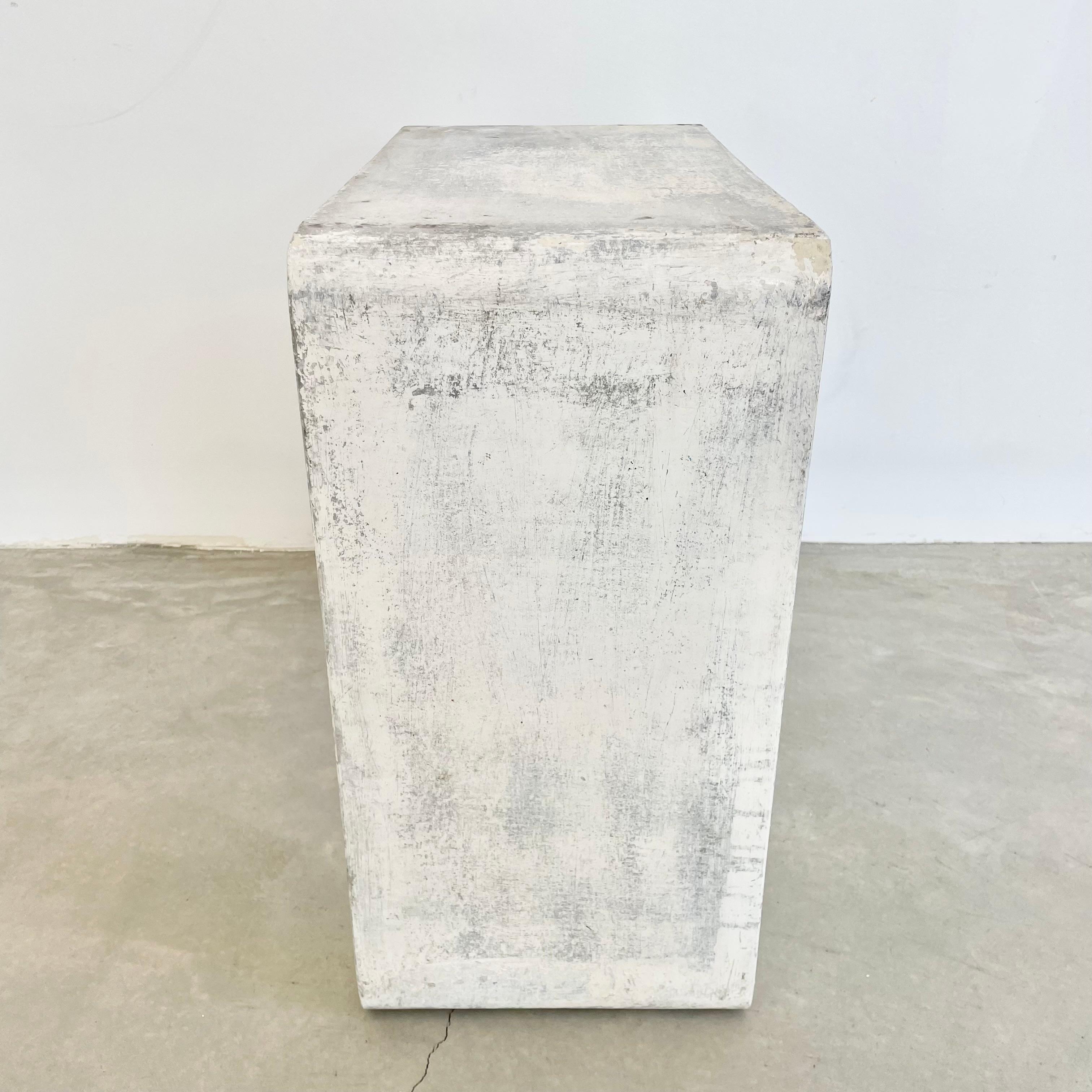 Willy Guhl Concrete Cube Side Table, 1960s Switzerland For Sale 1