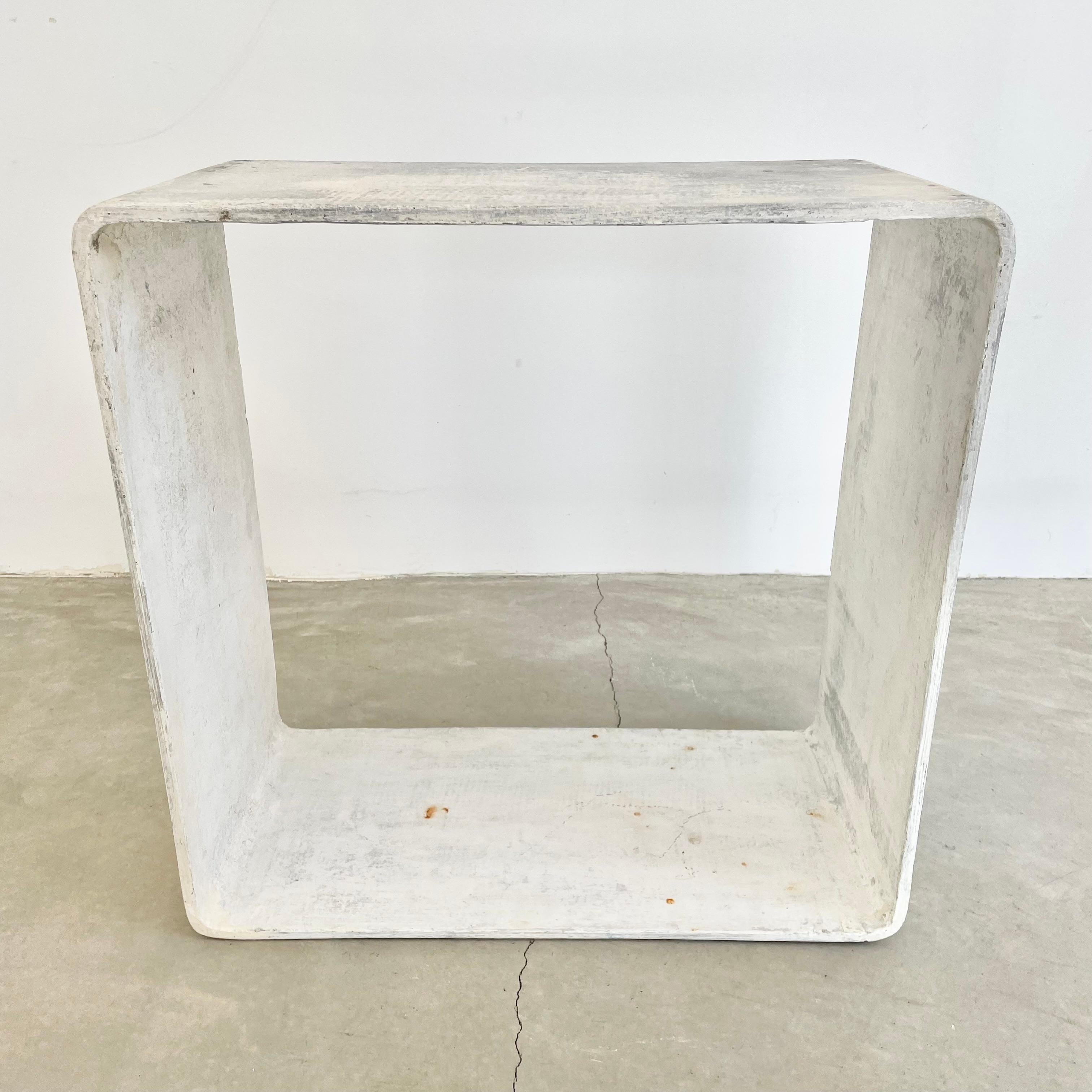 Willy Guhl Concrete Cube Side Table, 1960s Switzerland For Sale 2
