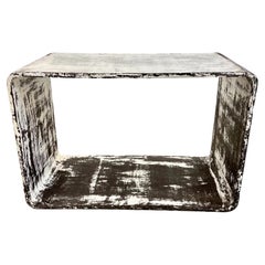 Willy Guhl Concrete Cube Side Table, 1960s Switzerland