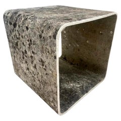 Retro Willy Guhl Concrete Cube Side Table, 1960s Switzerland 