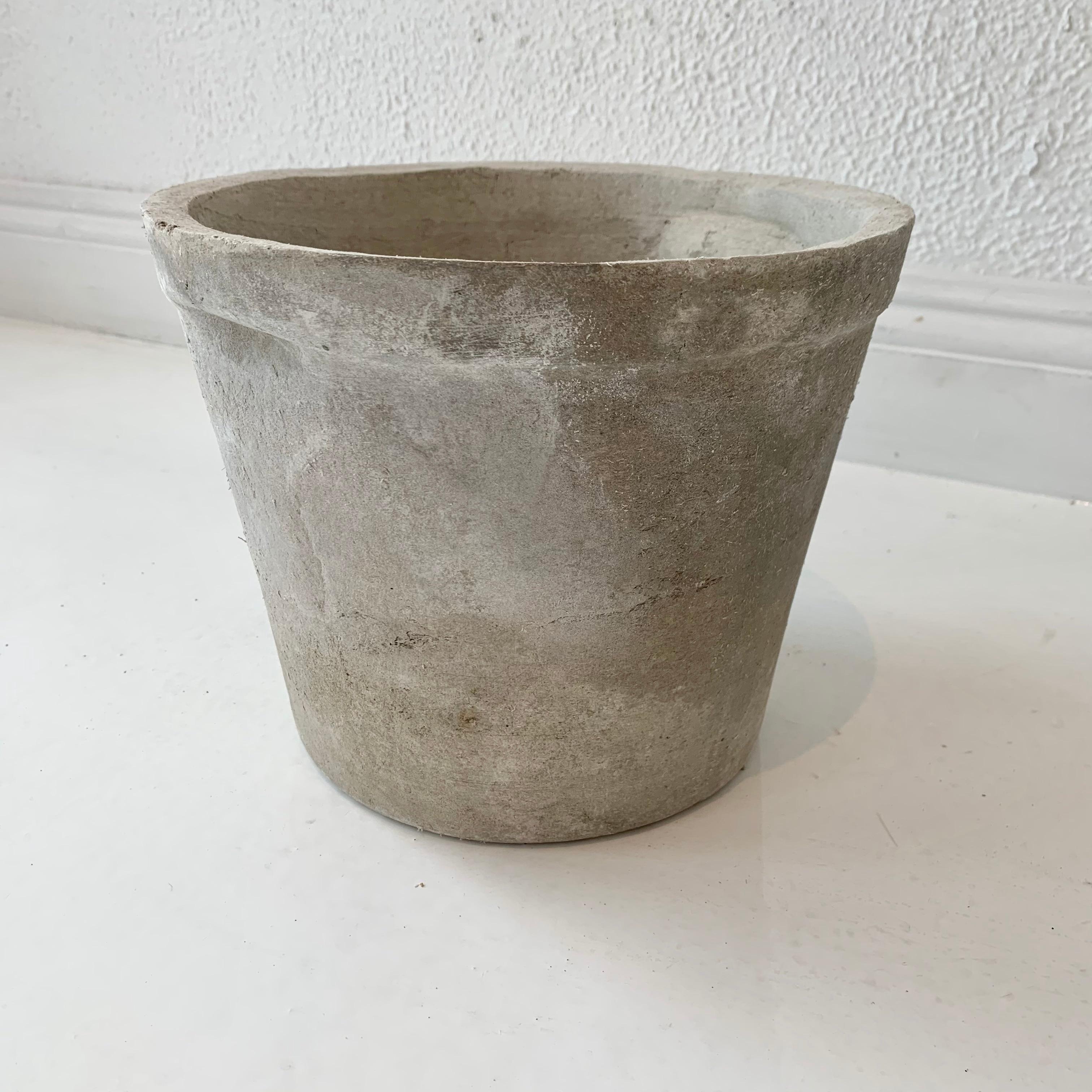 Mid-20th Century Willy Guhl Concrete Flower Pot