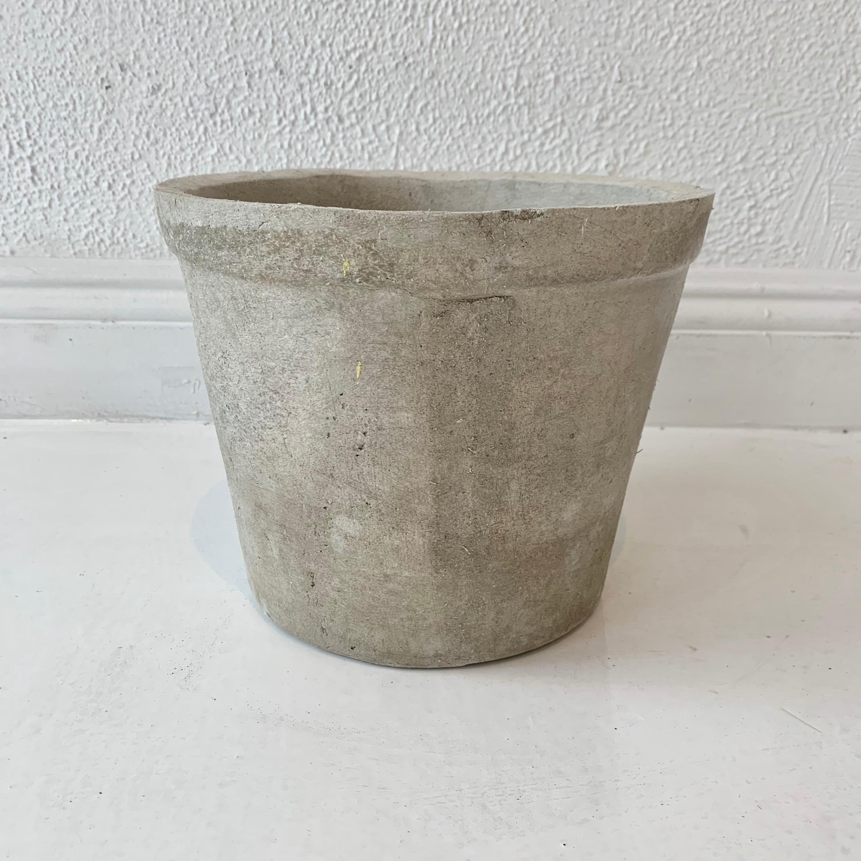 Cement Willy Guhl Concrete Flower Pot
