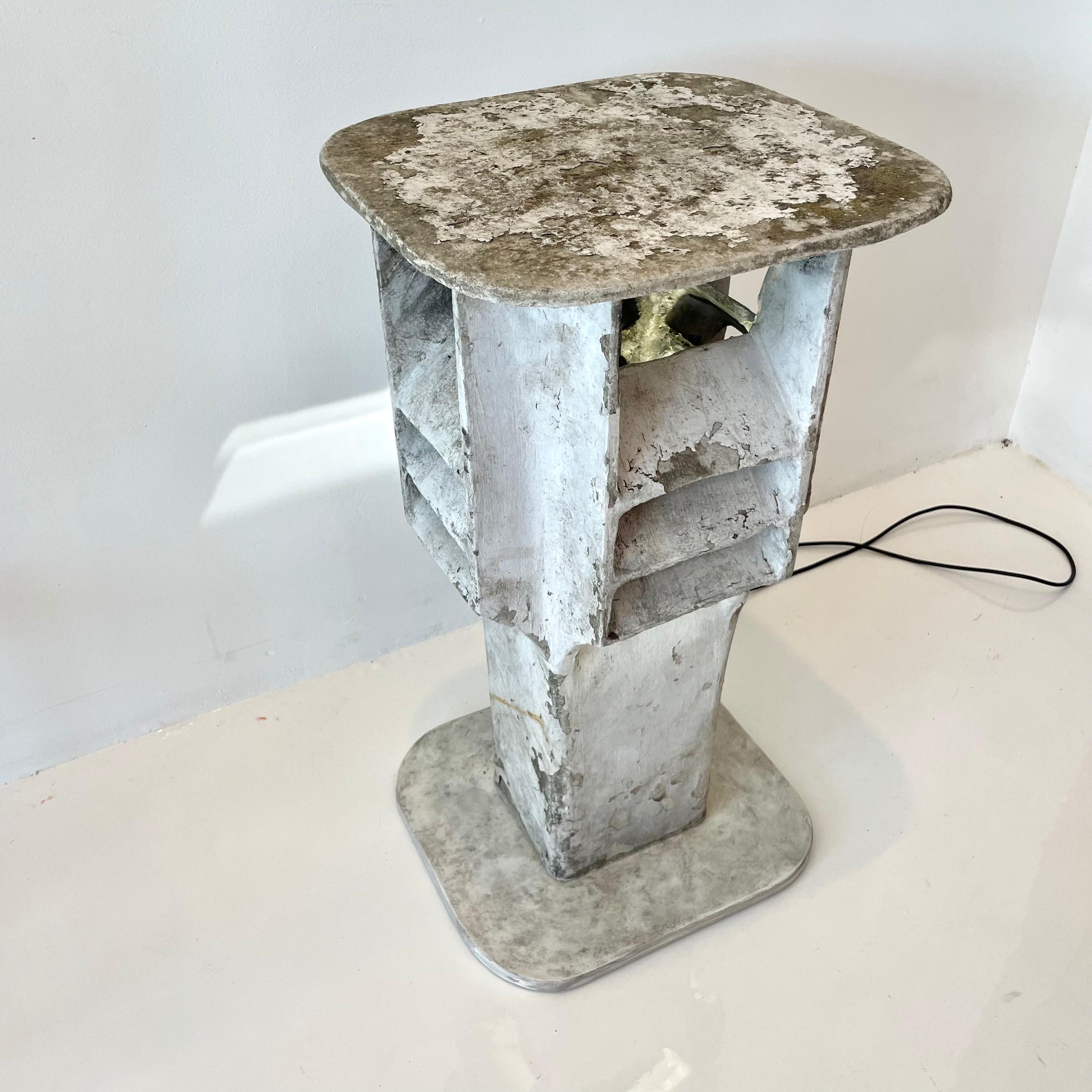 Willy Guhl Light Up Concrete Side Table, 1960s Switzerland For Sale 5