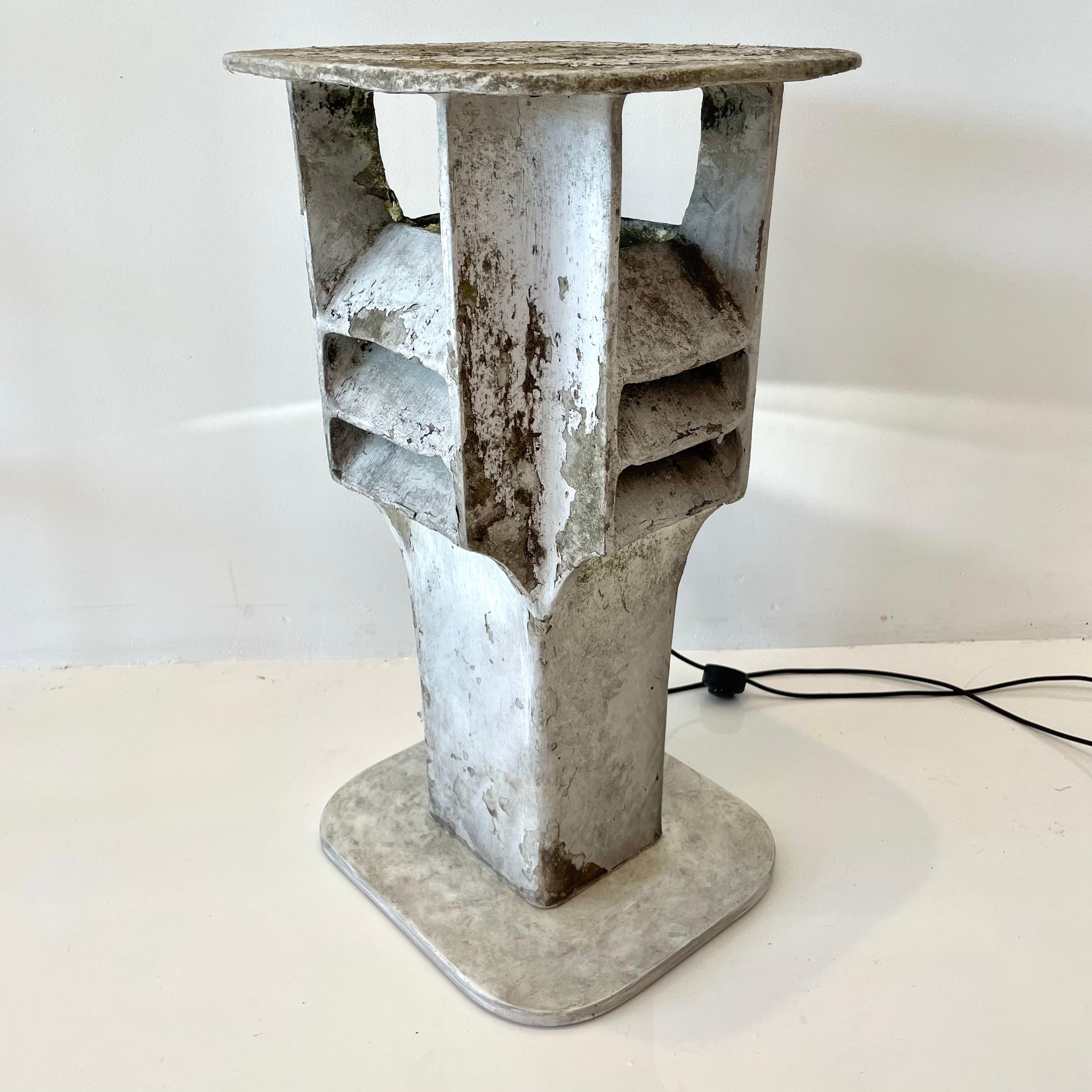 Willy Guhl Light Up Concrete Side Table, 1960s Switzerland For Sale 8