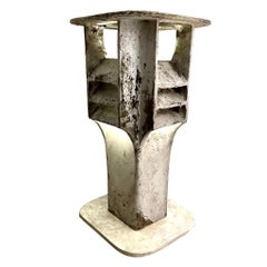 Willy Guhl Light Up Concrete Side Table, 1960s Switzerland